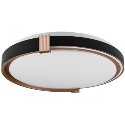 Стельовий світильник  COLISEUM матовий 60W 395*60мм 3000К-6500К з ДК чорне золото