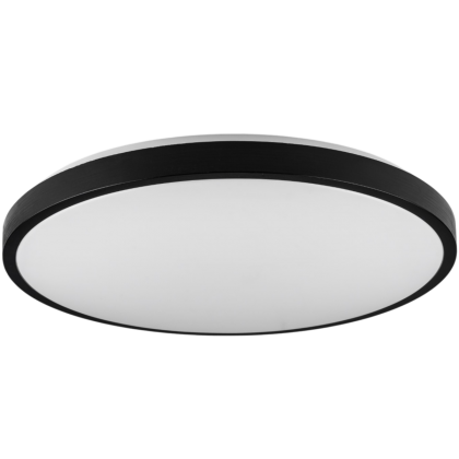 Стельовий світильник RING матовий 60W 395*60мм 3000К-6500К з ДК чорний