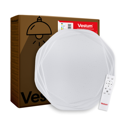 Стельовий світильник ROSE зоряне небо 60W 395*65мм 3000К-6500К з ДК