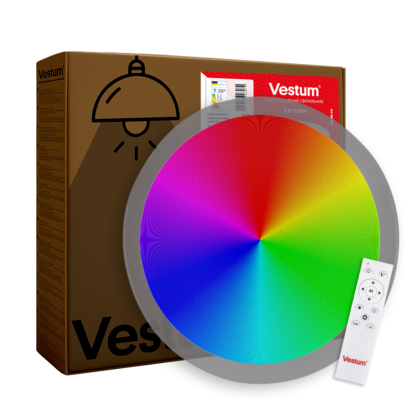 Стельовий світильник SATURN зоряне небо 60W 425*60мм 3000К-6500К RGB з ДК