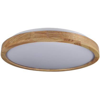 Стельовий світильник WOOD матовий 60W 375*60мм 3000К-6500К з ДК акація