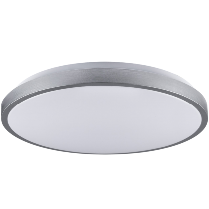 Стельовий світильник RING матовий 80W 480*60мм 3000К-6500К з ДК срібний