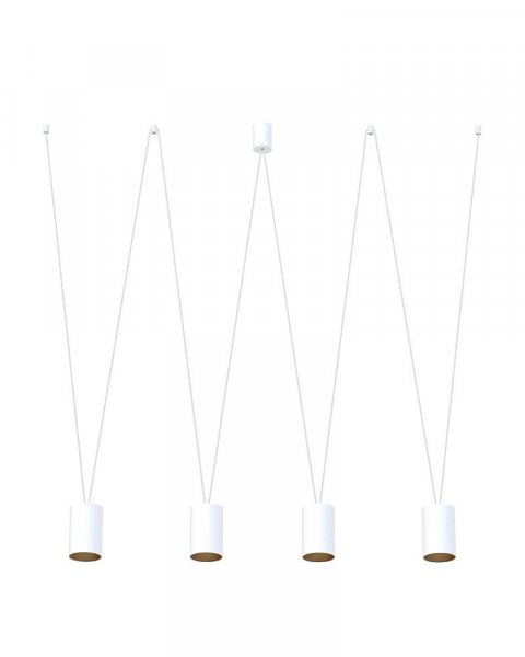 подвесной светильник NOWODVORSKI 7816 MORE TONE IV WHITE/GOLD 