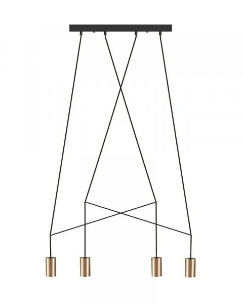 підвісний світильник NOWODVORSKI 7957 IMBRIA SOLID BRASS IV LISTWA