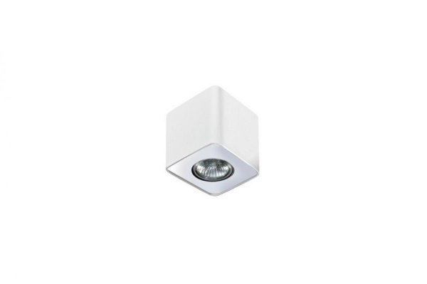 точковий світильник Azzardo AZ0598 NINO 1 WHITE ALU PLAFON