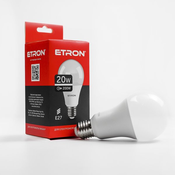 Лампа світлодіодна ETRON Light Power 1-ELP-002 A70 20W 4200K E27