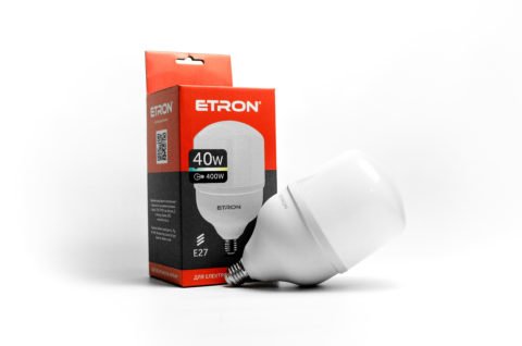 Лампа светодиодная ETRON High Power 1-EHP-304 T120 40W 6500K 220V E27