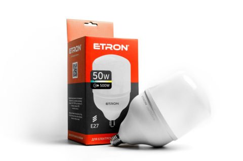 Лампа светодиодная ETRON High Power 1-EHP-305 T140 50W 6500K 220V E27