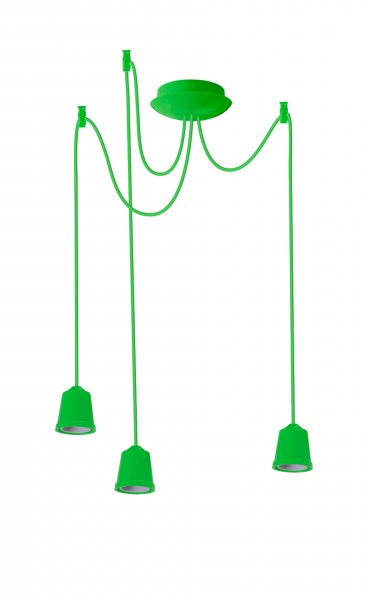 Підвісний світильник люстра Erka 313 салатовий 1м