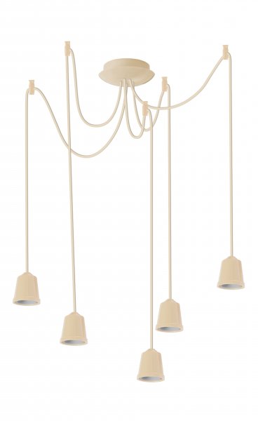Подвесной светильник люстра Erka 525 слоновая кость 2м