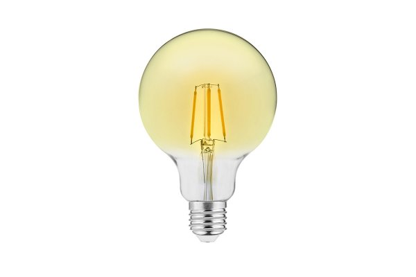 Лампа GTV LED 4W FILAMENT VINTAGE, G95, 3000K, E27 (LD-G95FV4-30)