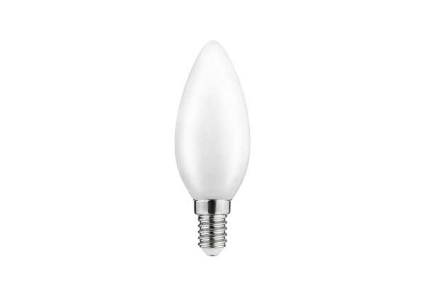 Лампа GTV LED 4W Молочний Filament C35, 3000K, E14 (LD-C35FL4M-30)
