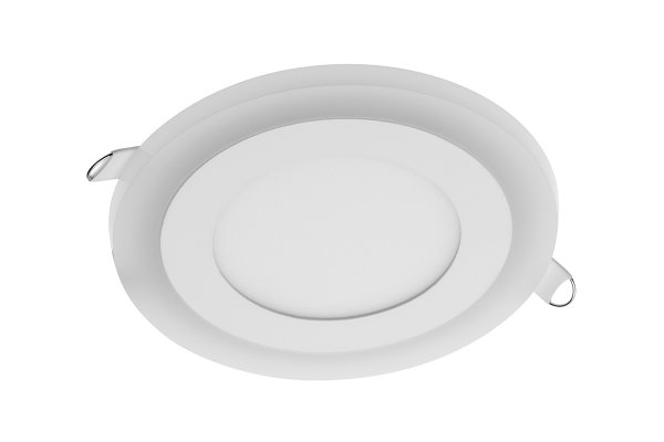 Світильник GTV LED TWINS (врізний), 9W (6W + 3W), IP20, 3000K 3 режими