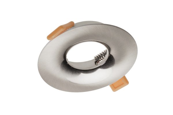 Светильник врезной точечный GTV AURORA, IP20, круглый, серебро