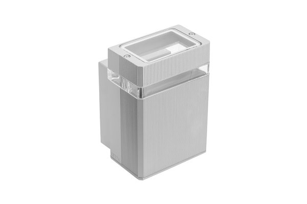 Світильник фасадний GTV NESSA одинарний, GU10, MAX.50W, IP54, сірий