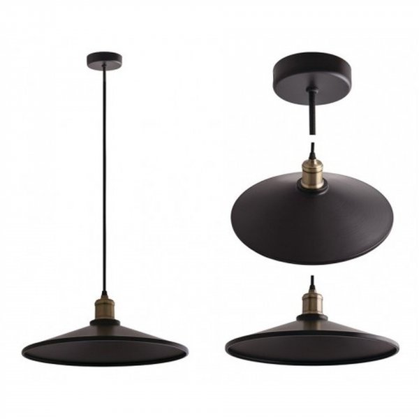 Підвісний світильник люстра Vesta light Shanghai чорний (18331)