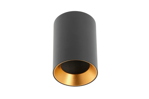 Світильник GTV AERO, алюміній, 70x100, IP20, круглий, чорний