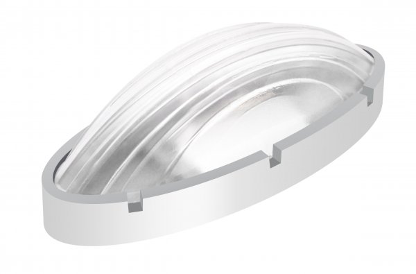 Світильник настінний Erka 116519D.i з вбудованим датчиком руху, 26W, овальний, прозорий, E27, IP65