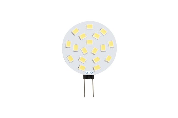 Лампа GTV LED G4, 3000K, 2W, 12VDC (LD-G4020W-30)