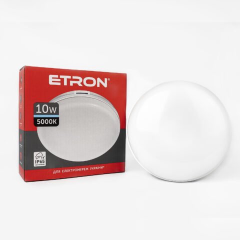 Світлодіодний світильник Etron 10W IP65 5000К circle