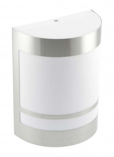 Світильник вуличний настінний фасадний GTV ESO, E27, max.11W, IP54, срібний (OS-ESOE2711-80)