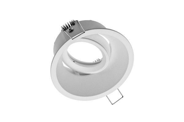 Светильник врезной поворотный GTV SALTO, IP20, круглый, белый (OP-SALOK-10)