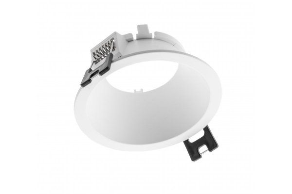 Стельовий точковий світильник GTV KERLA, IP20, круглий, Ø85х36мм, білий (пластик)