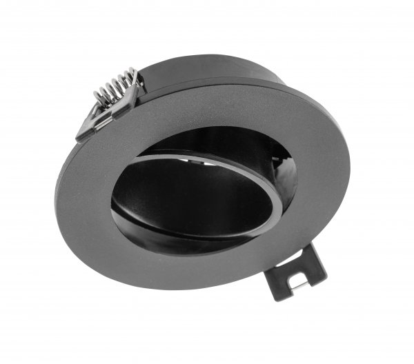 Светильник точечный GTV LINTO, IP20, круглый, Ø90x29mm, черный (пластик) (OP-LINTOK-00)