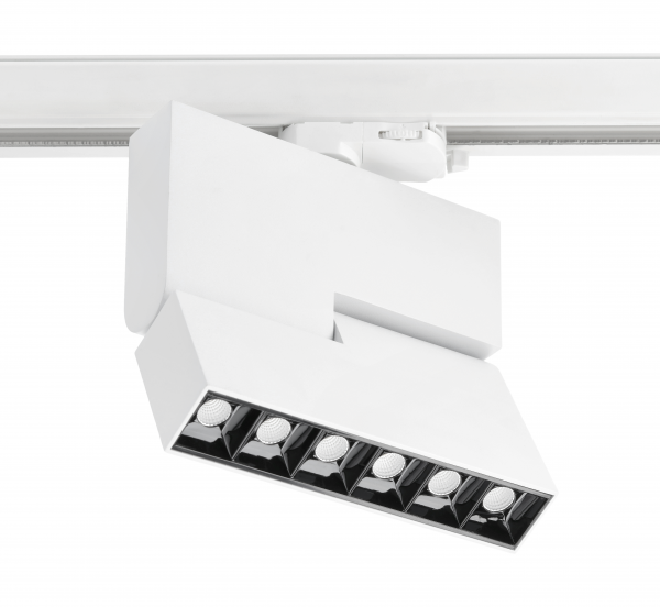 Светильник трековый LED GTV SIERRA, 18W, IP20, 4000K, 48°, белый (XLD-SRA18WB-NB)