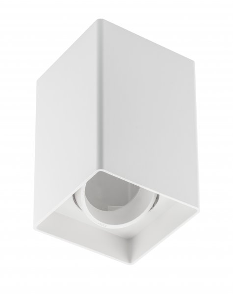 Светильник GTV RESTO, 80x80x125mm, IP20, max.20W, квадрат, белый (пластик) (OS-RST8080KW1-10)