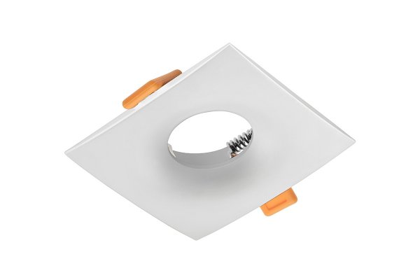 Светильник врезной точечный GTV AURORA, IP20, квадратный, белый