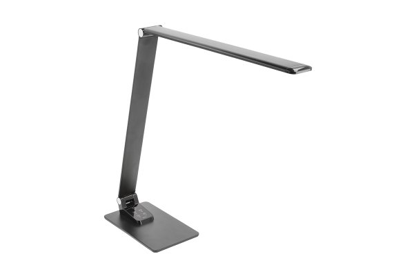 Настільна лампа GTV Loneos, 12W, 3-CCT, USB, Чорна, працює від power bank (LB-LON12W-10-DEC)