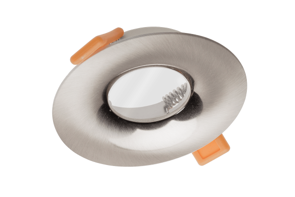 Світильник врізний точковий GTV ALESSIO, IP54, круглий, срібний (OP-ALSOK-52)