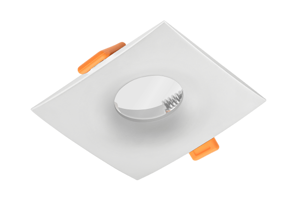 Светильник врезной точечный GTV ALESSIO, IP54, квадрат, белый (OP-ALSKW-10)