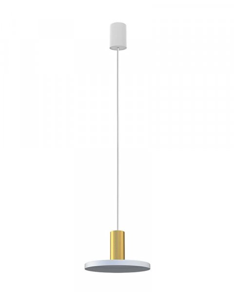 підвісний світильник NOWODVORSKI 8038 HERMANOS B WHITE/SOLID BRASS