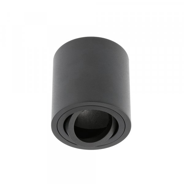 Светильник GTV AVEIRO BIS, алюминий, 80x90, IP20, круглый, черный (OS-AVB8090OK1-00)