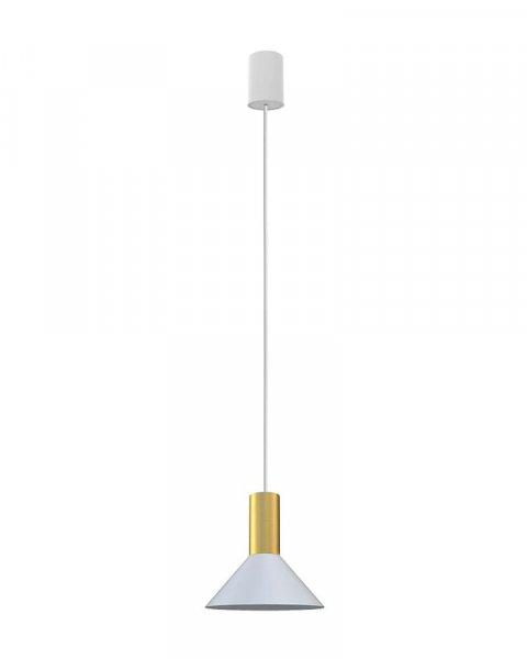 подвесной светильник NOWODVORSKI 8040 HERMANOS A WHITE/SOLID BRASS 