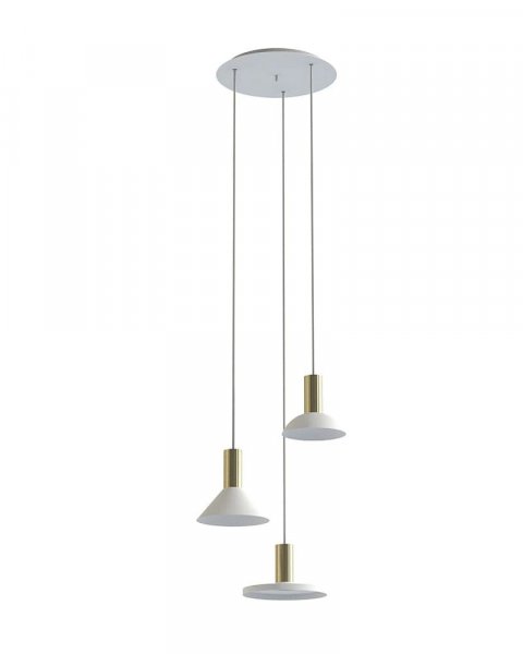 подвесной светильник NOWODVORSKI 8031 HERMANOS III WHITE/SOLID BRASS 