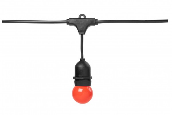 Садова гірлянда GTV 10м, AC220-240V, 50-60Hz, 10xE27, 2x0,75мм