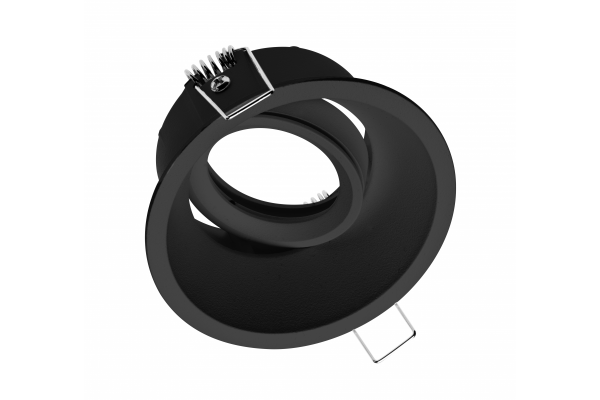 Світильник врізний поворотний GTV SALTO, IP20, круглий, чорний (OP-SALOK-00)