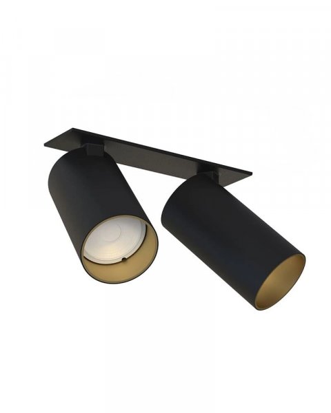 спот світильник NOWODVORSKI 7690 MONO SURFACE II BLACK/GOLD
