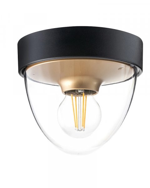 уличный светильник NOWODVORSKI 7975 NOOK BLACK/GOLD SENSOR