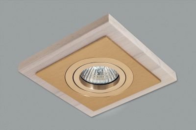 точковий світильник Imperium Light 31112.12.38 Saturn золото / вибіленний дуб