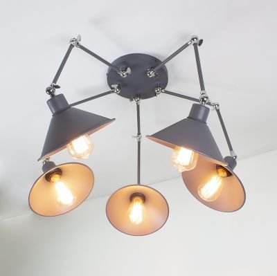 люстра Imperium Light 433580.08.08 Mechanic сірий