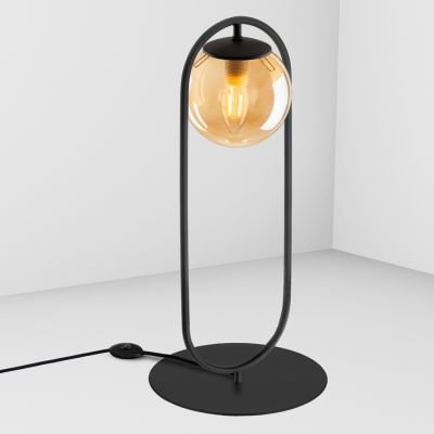 настільна лампа Imperium Light 474146.05.23 Twins чорний / коричневий