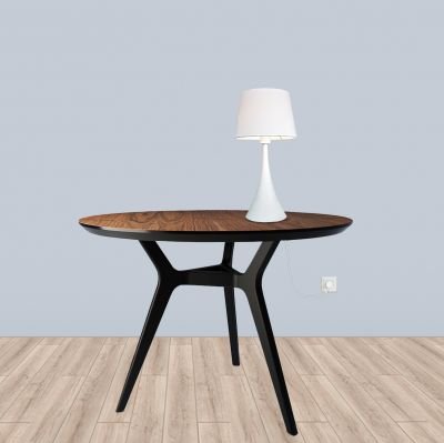 настільна лампа Imperium Light 38125.01.01 Black and White білий