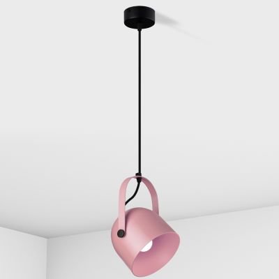подвесной светильник Imperium Light 755123.66.05 Veli розовый RAL 3015 / черный 