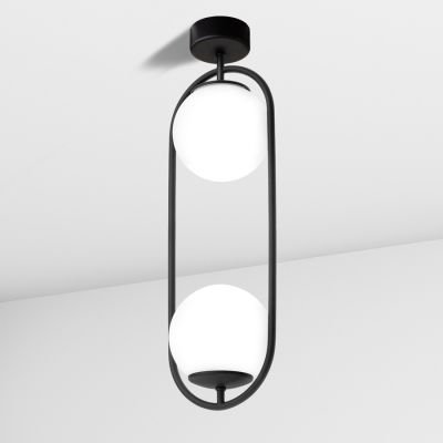 потолочный светильник Imperium Light 258250.05.01 Twins чорний / білий