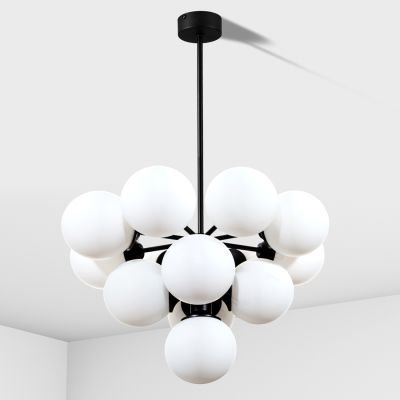 люстра Imperium Light 7521380.05.01 Raceme черный / белый 