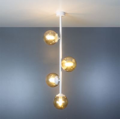 стельовий світильник Imperium Light 262479.01.23 Frost білий / коричневий